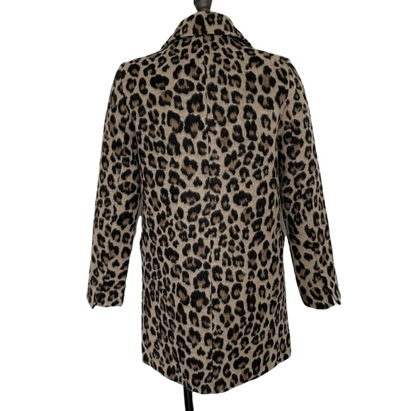 Love Token Leopard Print Coat Size XS - Picture 6 of 11